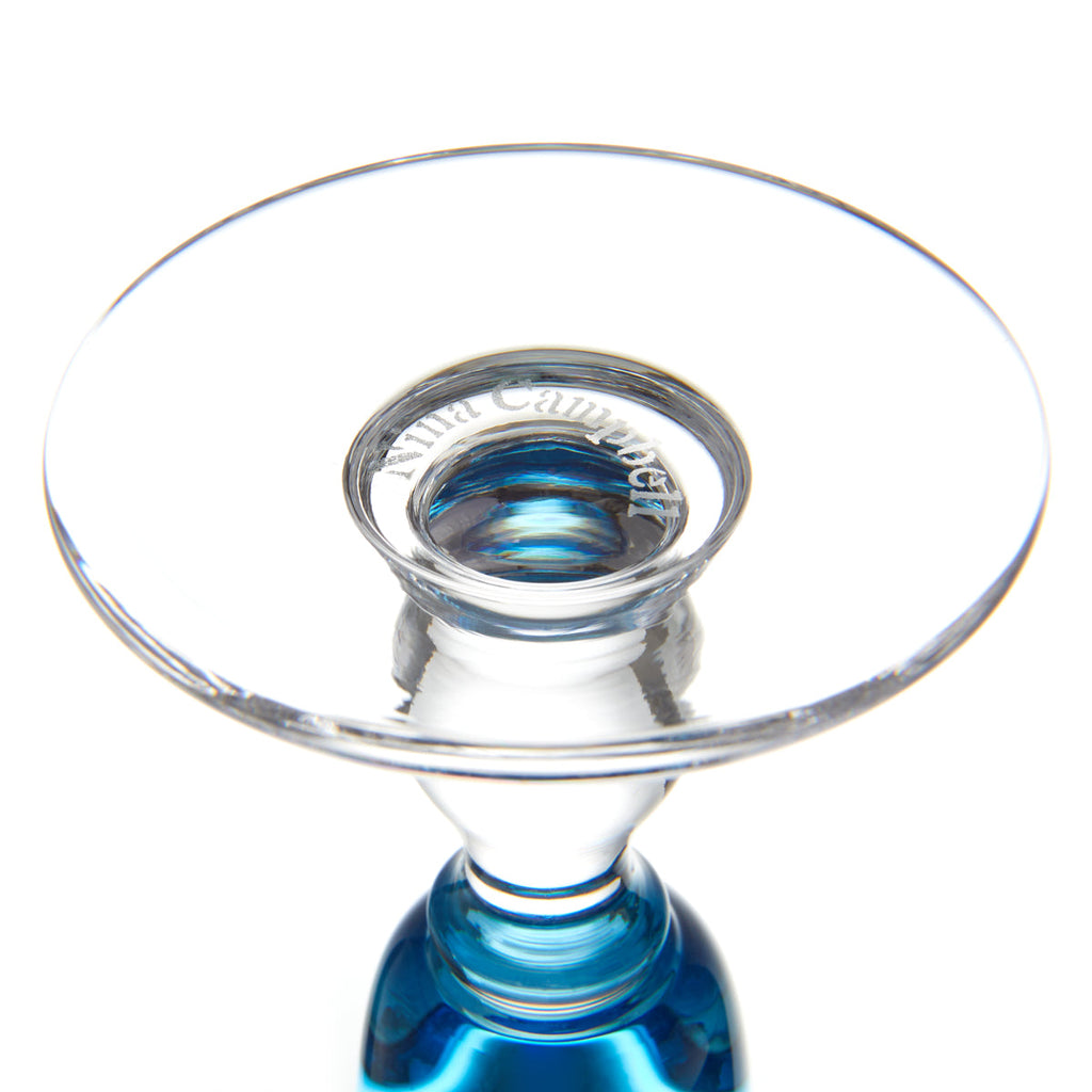 Jewel Champagne Flute Aquamarine
