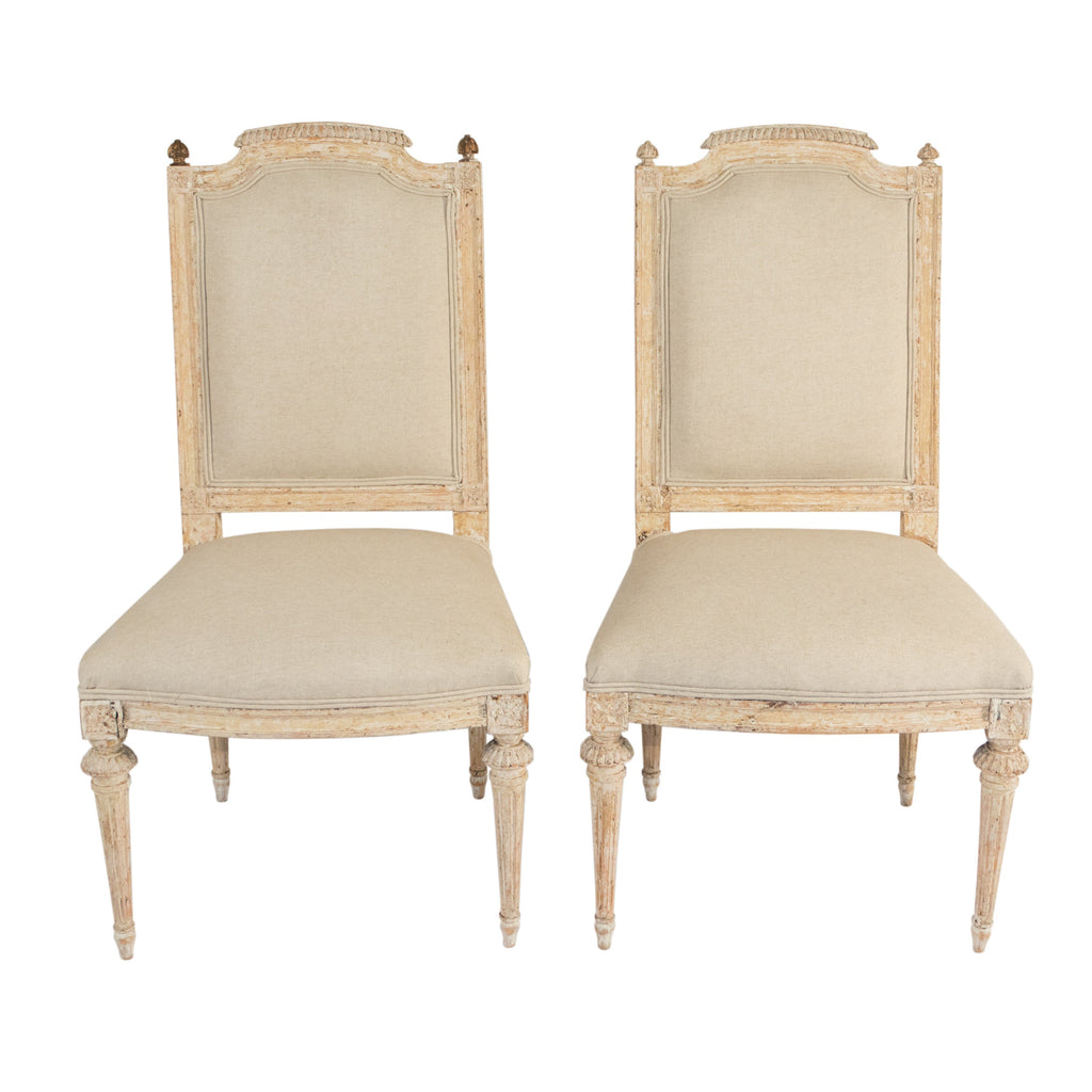 #74 Pair of Gustavian Side Chairs by Erik Ohrmark
