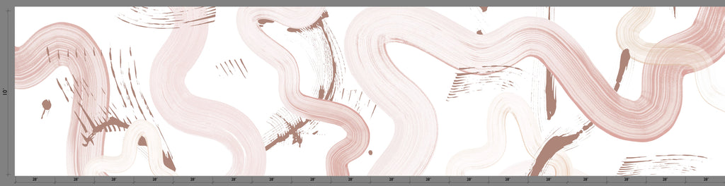 Untamed© Mural Wallpaper in Blush