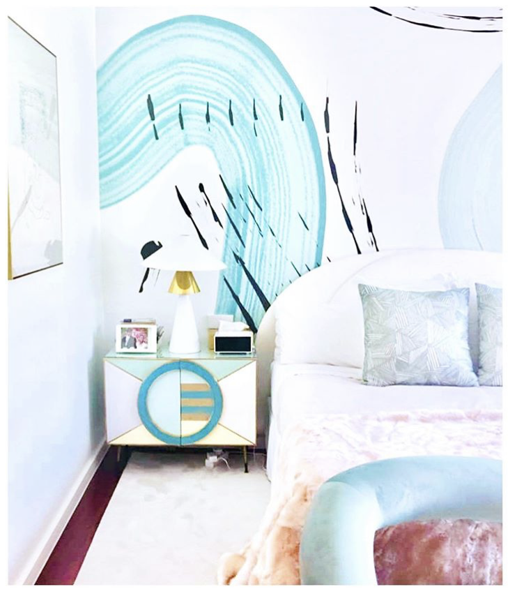 Untamed© Mural Wallpaper in Teal