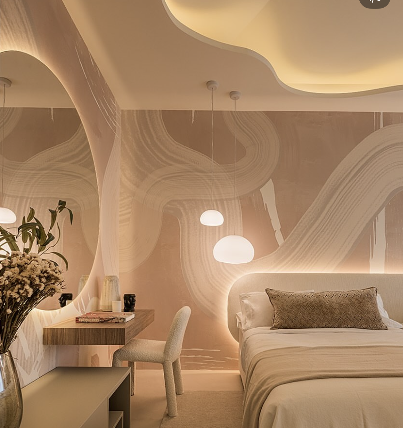 Untamed© Mural Wallpaper in Nude