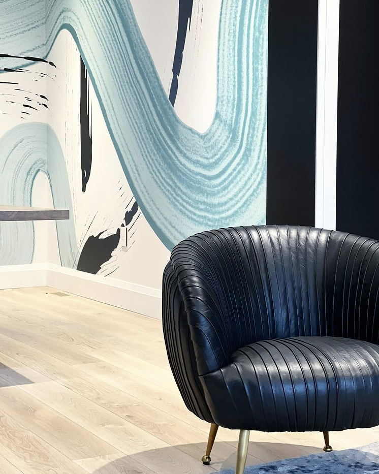 Untamed© Mural Wallpaper in Teal