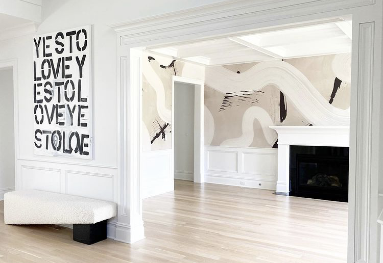 Untamed© Mural Wallpaper in Stone