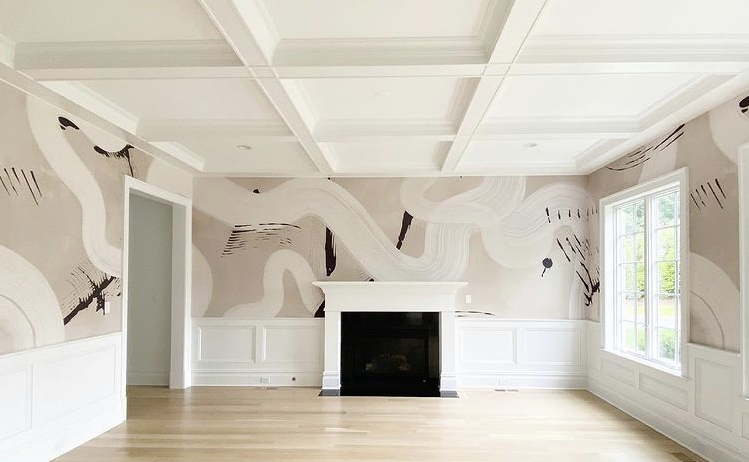 Untamed© Mural Wallpaper in Stone