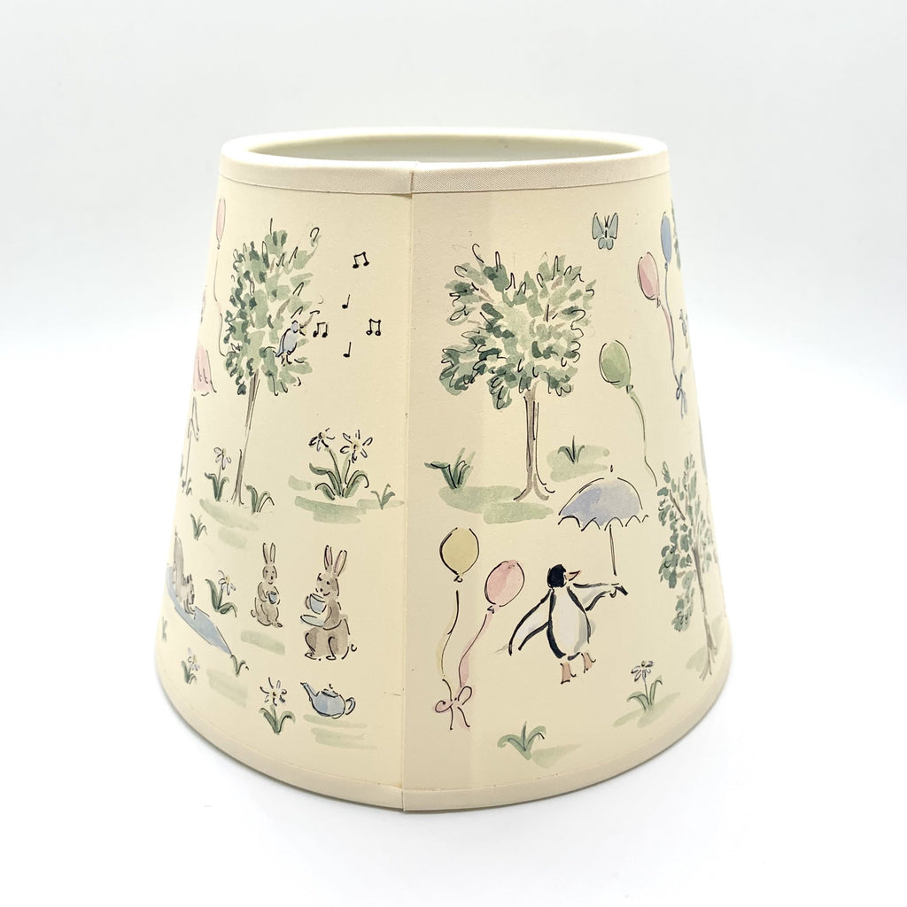 Garden Party Hand-Painted Lampshade
