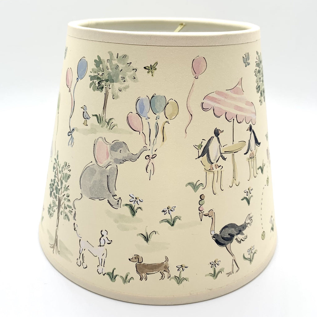 Garden Party Hand-Painted Lampshade