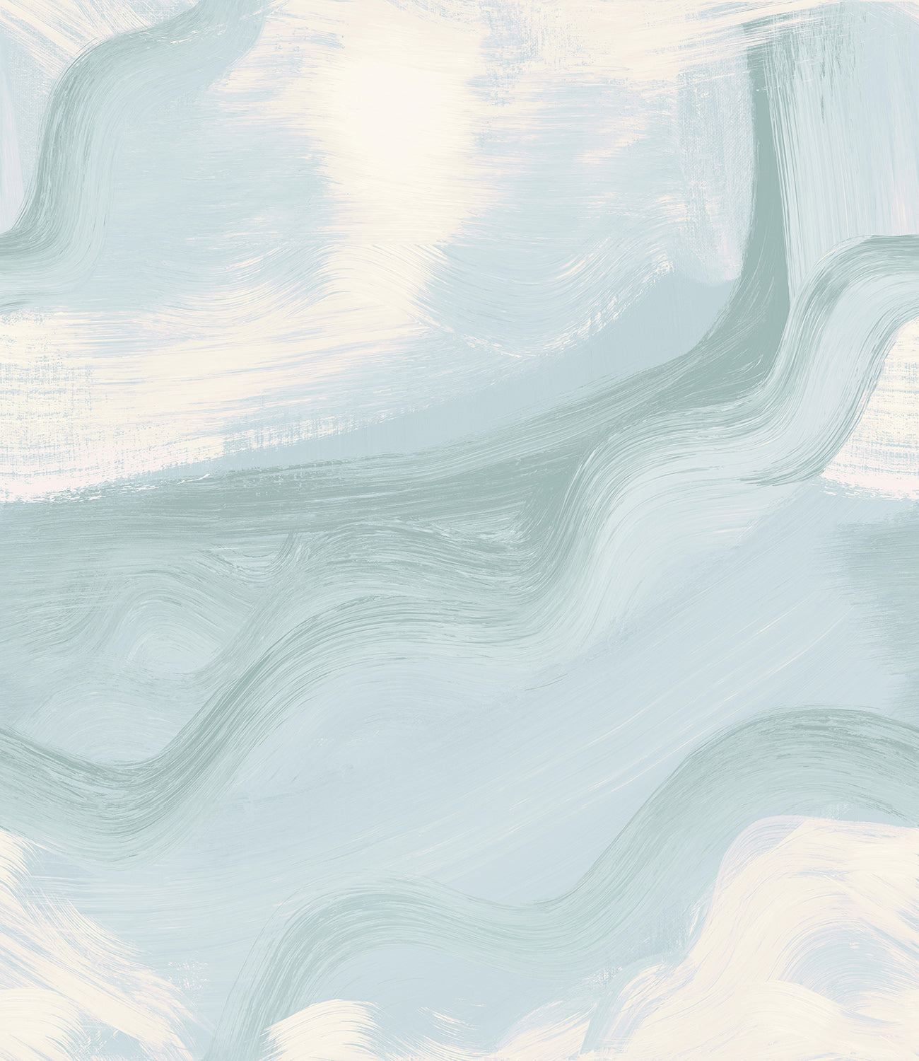 Modern Art© Mural Wallpaper in Powder Blue