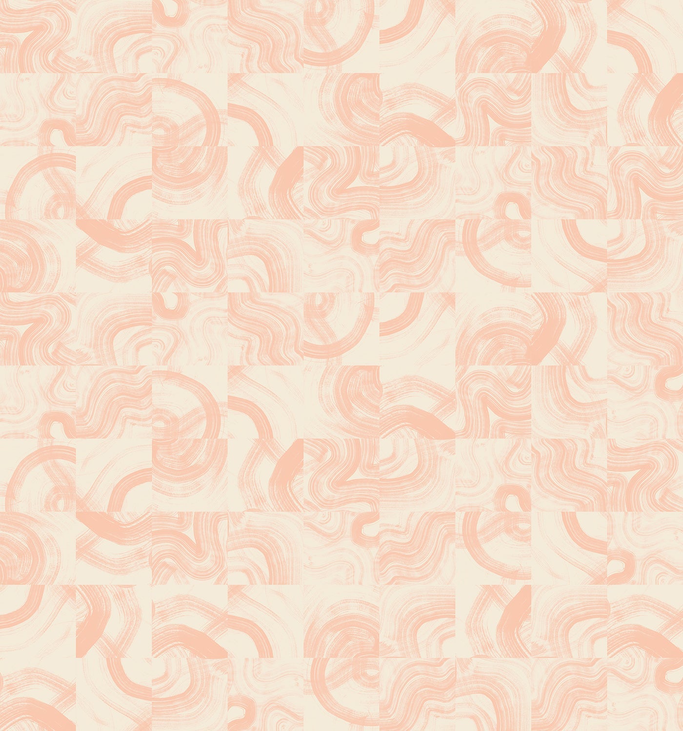 Sediment #3© Wallpaper in Peach