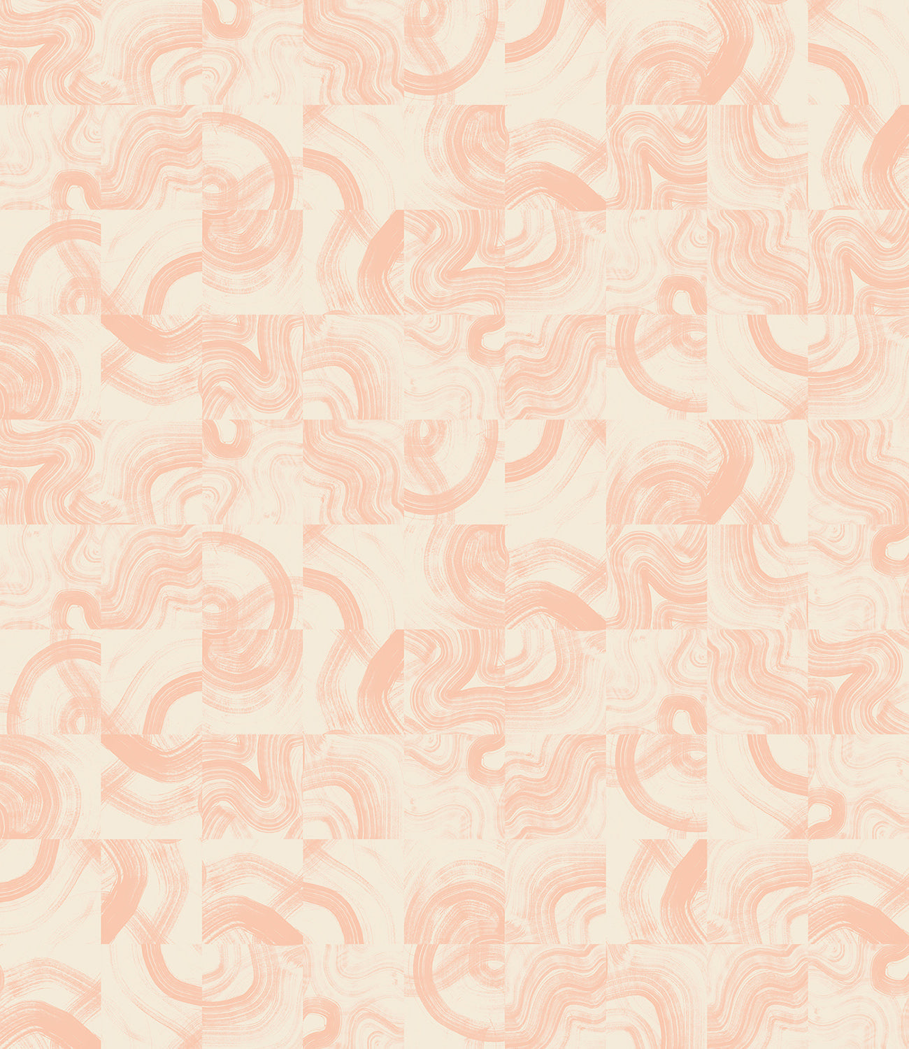 Sediment #3© Wallpaper in Peach
