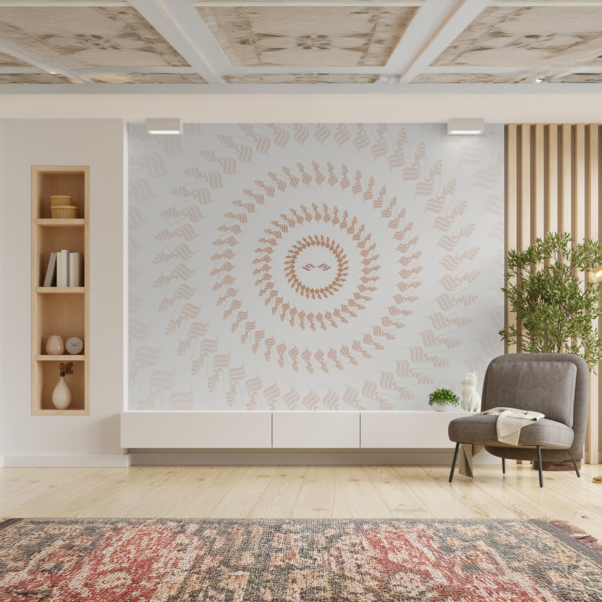 Spiritual Om Chakra Wallpaper Design