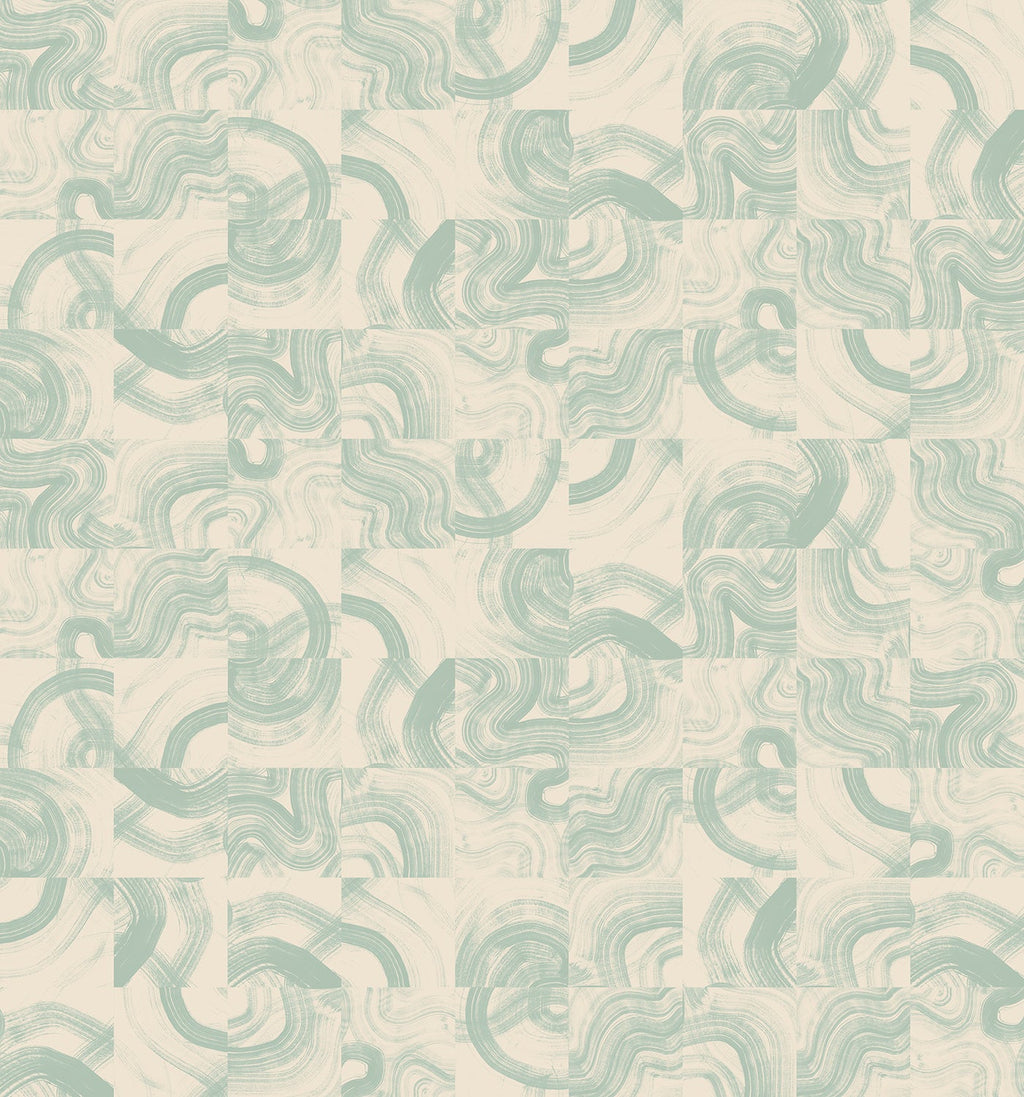 Sediment #3© Wallpaper in Mint