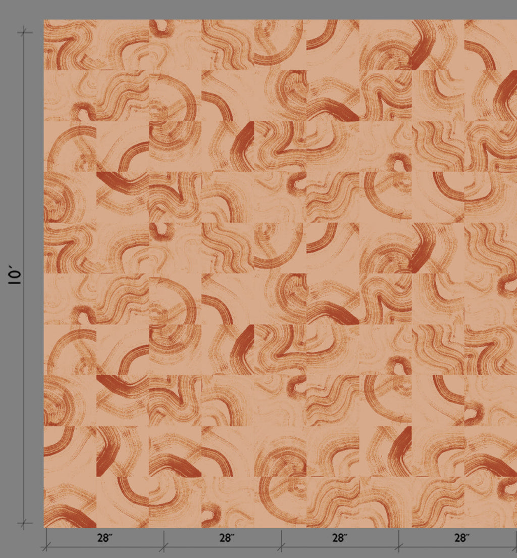Sediment #3© Wallpaper in Clay