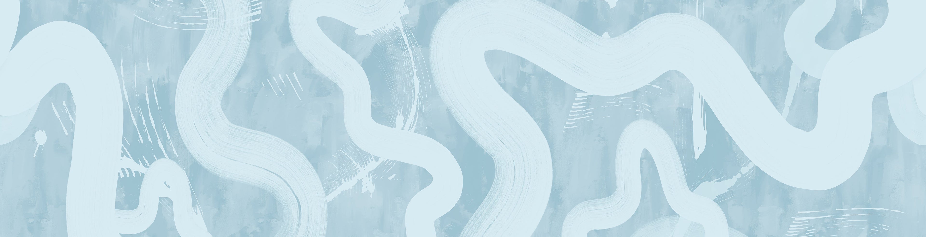 Untamed© Mural Wallpaper in Powder Blue