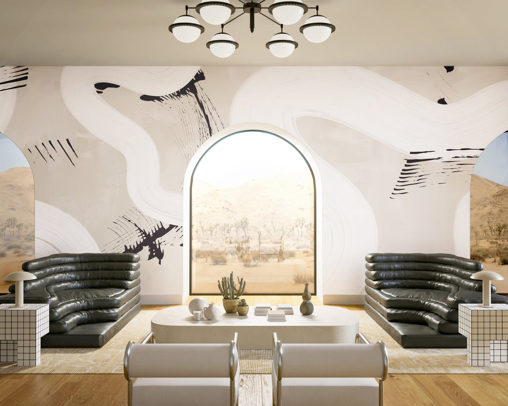 Untamed© Mural Wallpaper in Stone