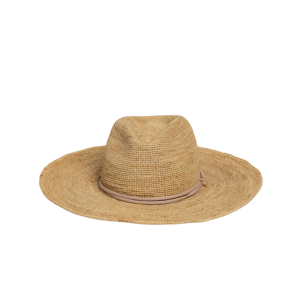 Raffia Crochet Continental in Natural