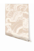 Sediment #3© Wallpaper in Beige