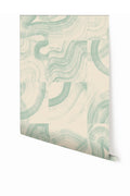 Sediment #3© Wallpaper in Mint